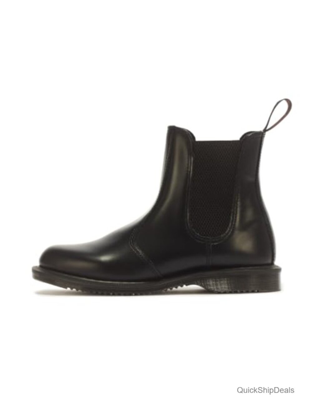 Women's Leather Chelsea Boots Ankle Booties Pull-On, Air-Cushioned Sole,